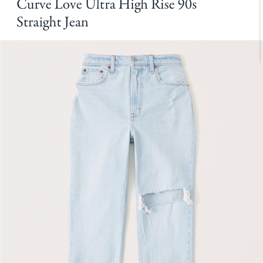 The Curve Love Ultra High Rise 90s straight jean